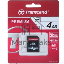 Флеш карта Transcend 4Gb SDHC Class 10 UHS-I U1 R95, W45Mb/s