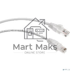 Шнур коммутационный Cabeus, Cat.5e, неэкр., U/UTP, RJ45/RJ45, PVC, AWG24, 3м, белый