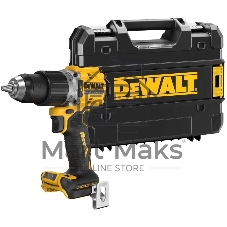 Дрель-шуруповерт DeWalt DCD805NT, 18 В, 0 Ач, 90 Нм, бесщеточный, ударный