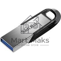 Флешка USB Sandisk CZ73 Cruzer Ultra Flair (SDCZ73-032G-G46), 32Gb, USB 3.0, R/W 150/45, серебристый/черный