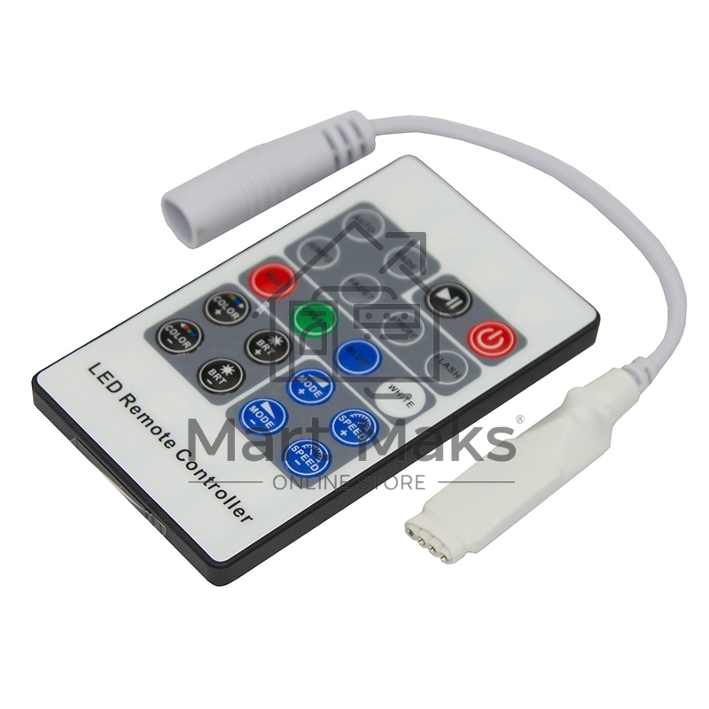 Мини контроллер LED RGB радио (RF) 20 кнопок 12-24 V/6 А LAMPER