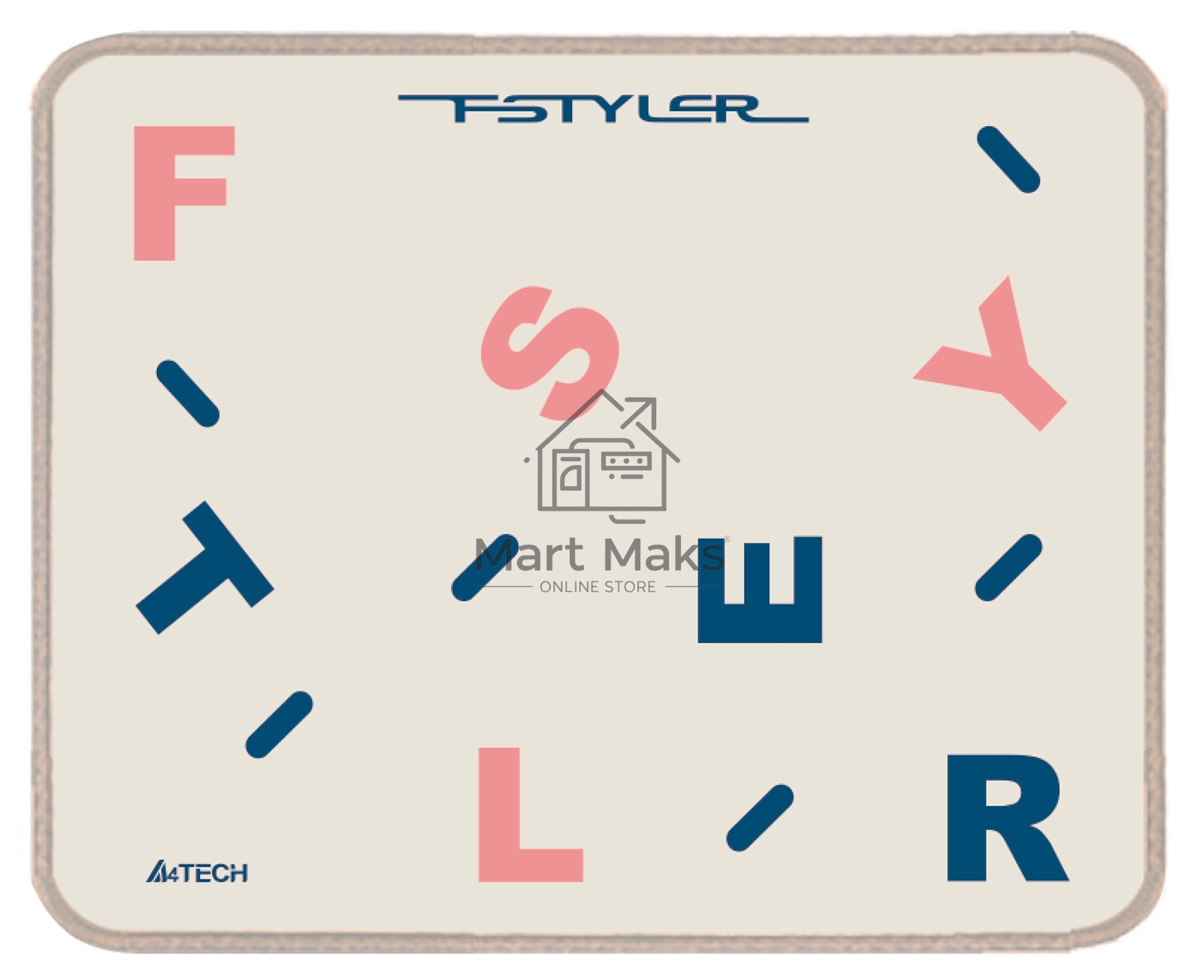 Коврик для мыши A4Tech FStyler FP25 бежевый 250x200x2мм