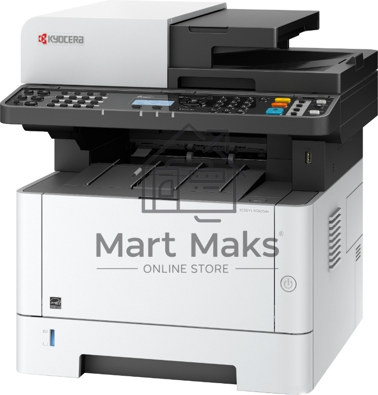 МФУ лазерный Kyocera Ecosys M2635DN (1102S13NL0), A4, ч/б, печ. до 35 стр/мин., скан. до 40 стр/мин. (ч/б) 23 стр/мин. (цвет), 1200 x 1200 dpi (печать) 600x600dpi (скан.), USB, RJ-45