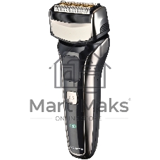 Электробритва сетчатая Polaris PMF 1013RC реж.эл.:3 питан.:элек.сеть/аккум. черный/серебристый