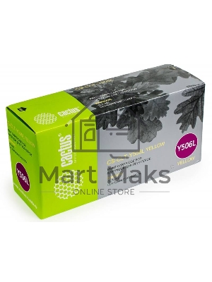 Картридж лазерный Cactus CS-CLT-Y506L желтый для Samsung CLP 680; CLX 6260/6260FD/6260FR (3500 стр.)