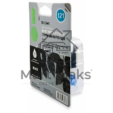 Картридж струйный Cactus CS-CC640 №121 черный (6 мл.) для HP DJ D1663/D2563/D2663/D5563/F2423/F2483/F2493/F4213/F4275/F4283/F4583/PS C4683/C4783