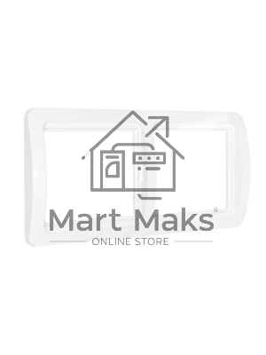 Рамка 2-м Валери горизонт. белый UNIVersal ВР002Г