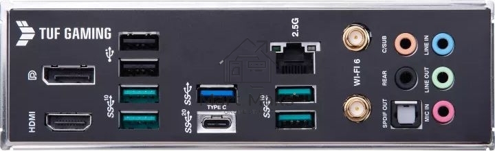 Материнская плата ASUS TUF GAMING B660M-PLUS WIFI, LGA 1700, Intel B660, 4xDDR5, 4xSATA, 2xM.2, 1xPCIe 5.0 x16, 1xPCIe 3.0 x4, 1xPCIe x1, 1xDP, 1xHDMI, 1x 2.5Gb LAN, 4xUSB-A 3.2 Gen 2, 1xUSB-A 3.2 Gen 1, 2xUSB 2.0, 1xUSB-C 3.2 Gen 2x2, 5x3.5 мм, 7.1, mATX