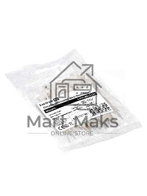 Стяжка (хомут) нейлоновая ExeGate EX293125RUS CV66-80x2.5W (нейлон 6.6, 80x2.5мм, неоткрывающаяся, halogen free, -40°C - +85°C, белая, 100 шт)