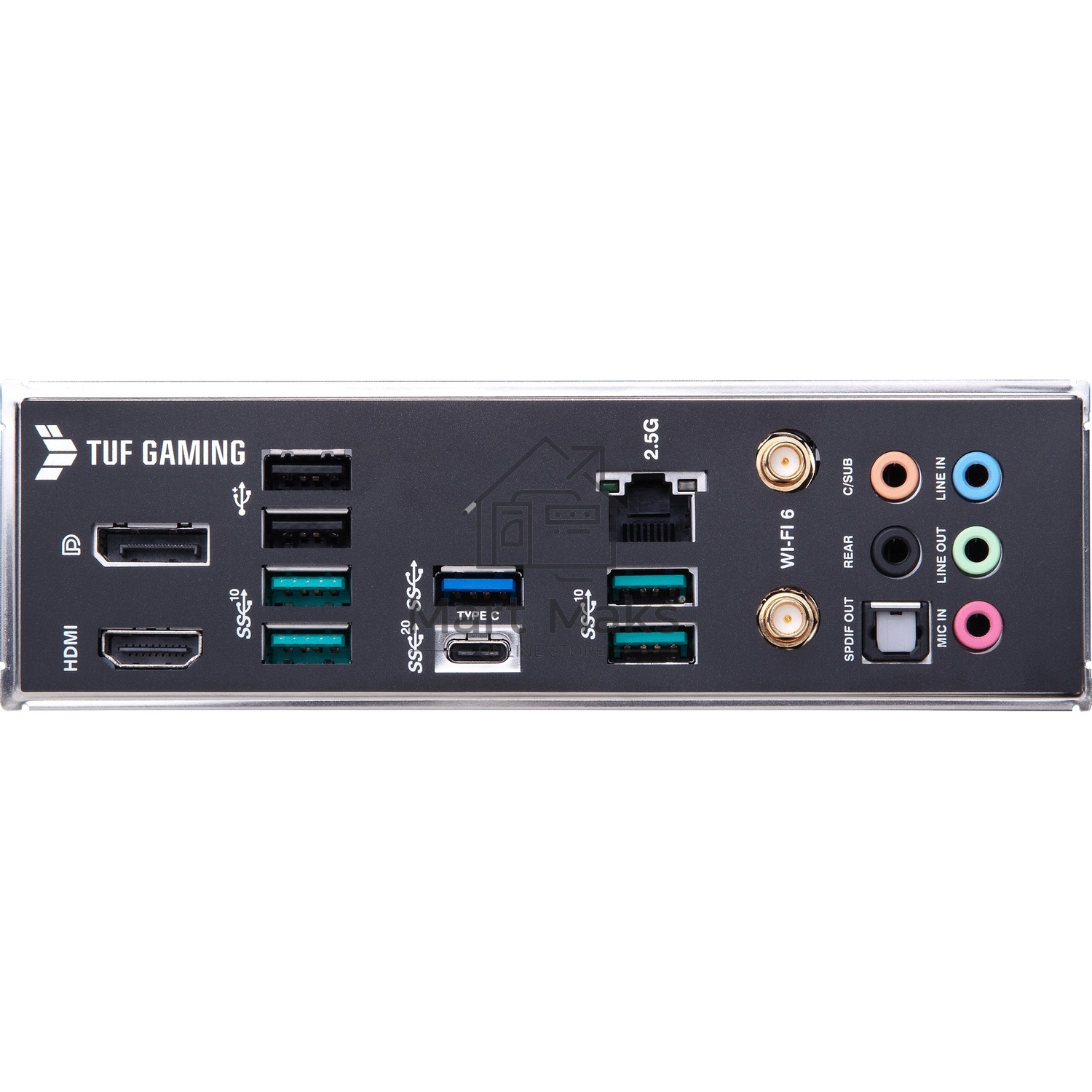 Материнская плата ASUS TUF GAMING B660M-PLUS WIFI, LGA 1700, Intel B660, 4xDDR5, 4xSATA, 2xM.2, 1xPCIe 5.0 x16, 1xPCIe 3.0 x4, 1xPCIe x1, 1xDP, 1xHDMI, 1x 2.5Gb LAN, 4xUSB-A 3.2 Gen 2, 1xUSB-A 3.2 Gen 1, 2xUSB 2.0, 1xUSB-C 3.2 Gen 2x2, 5x3.5 мм, 7.1, mATX