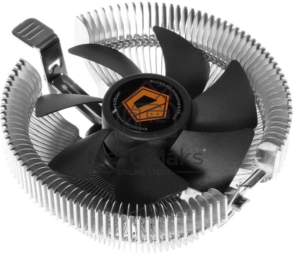 Кулер Cooler ID-Cooling ID-CPU-DK-01T серебристый 92мм алюминий 2200rpm 24db 3-pin 95W 52мм