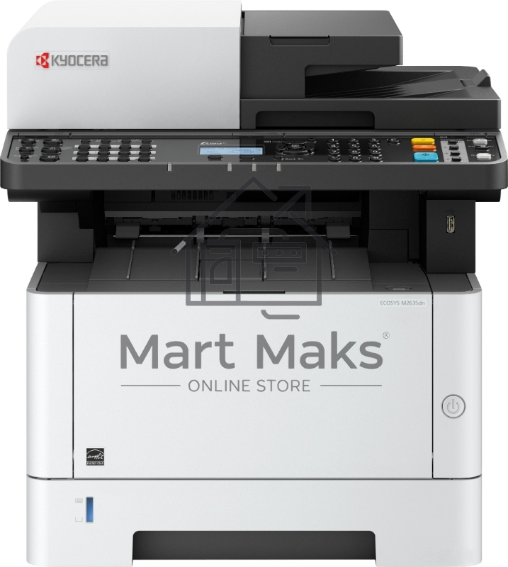 МФУ лазерный Kyocera Ecosys M2635DN (1102S13NL0), A4, ч/б, печ. до 35 стр/мин., скан. до 40 стр/мин. (ч/б) 23 стр/мин. (цвет), 1200 x 1200 dpi (печать) 600x600dpi (скан.), USB, RJ-45