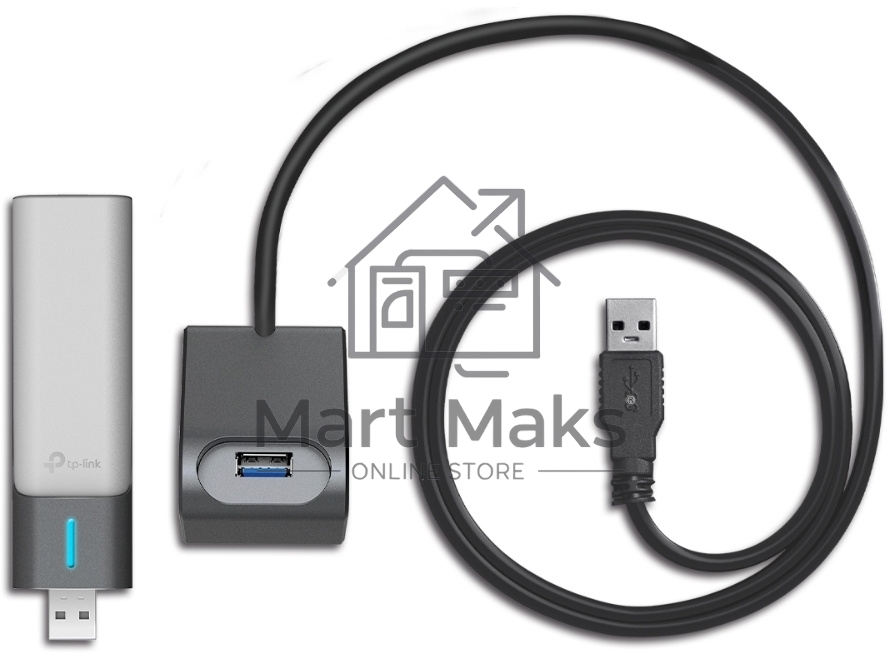 Двухдиапазонный USB-адаптер высокого усиления TP-Link Archer TX20UH с поддержкой Wi-Fi AX1800