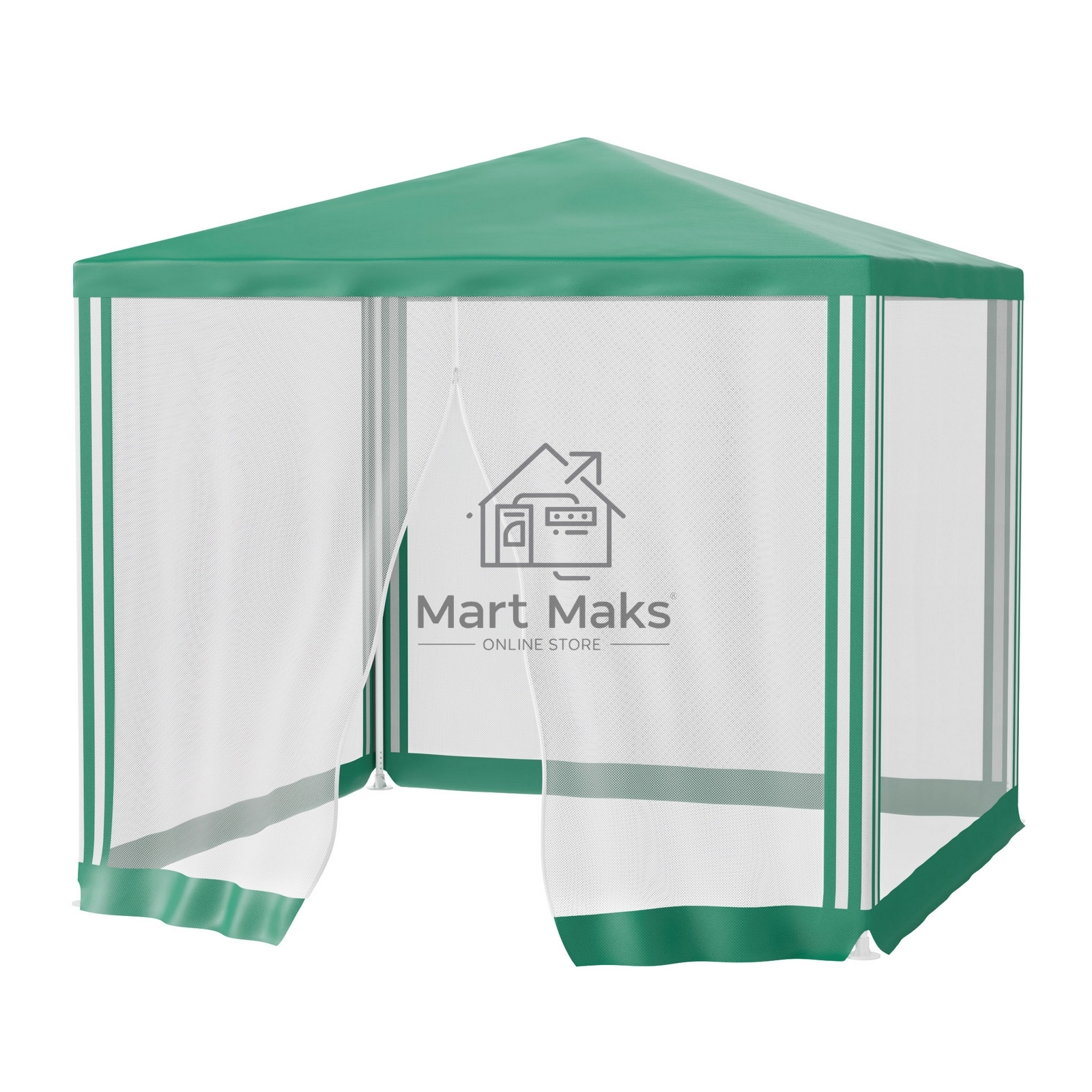 Тент садовый с москитной сеткой, 250х250/240 см, Camping Palisad
