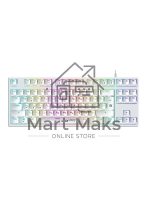 Клавиатура проводная Defender IVORY GK-579 USB белая