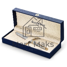 Ручка перьевая Waterman Hemisphere (CWS0920310) Steel GT F сталь нержавеющая/позолота, подарочная коробка