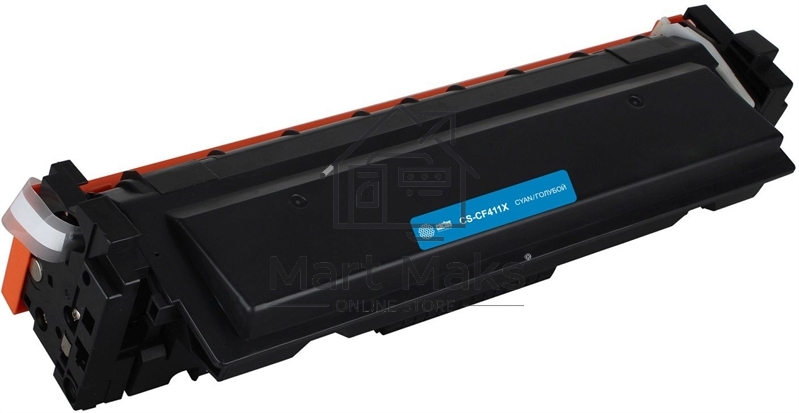 Картридж лазерный Cactus CS-CF411X голубой (5000 стр.) для HP HP CLJ Pro M452dn/ M452dw/M477fdn/M477fdw