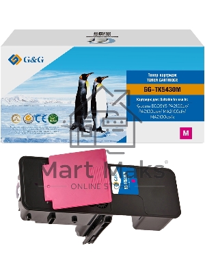 Картридж лазерный G&G GG-TK5430M TK-5430M пурпурный (1250стр.) для Kyocera Ecosys PA2100cx/PA2100cwx/MA2100cfx/MA2100cwfx