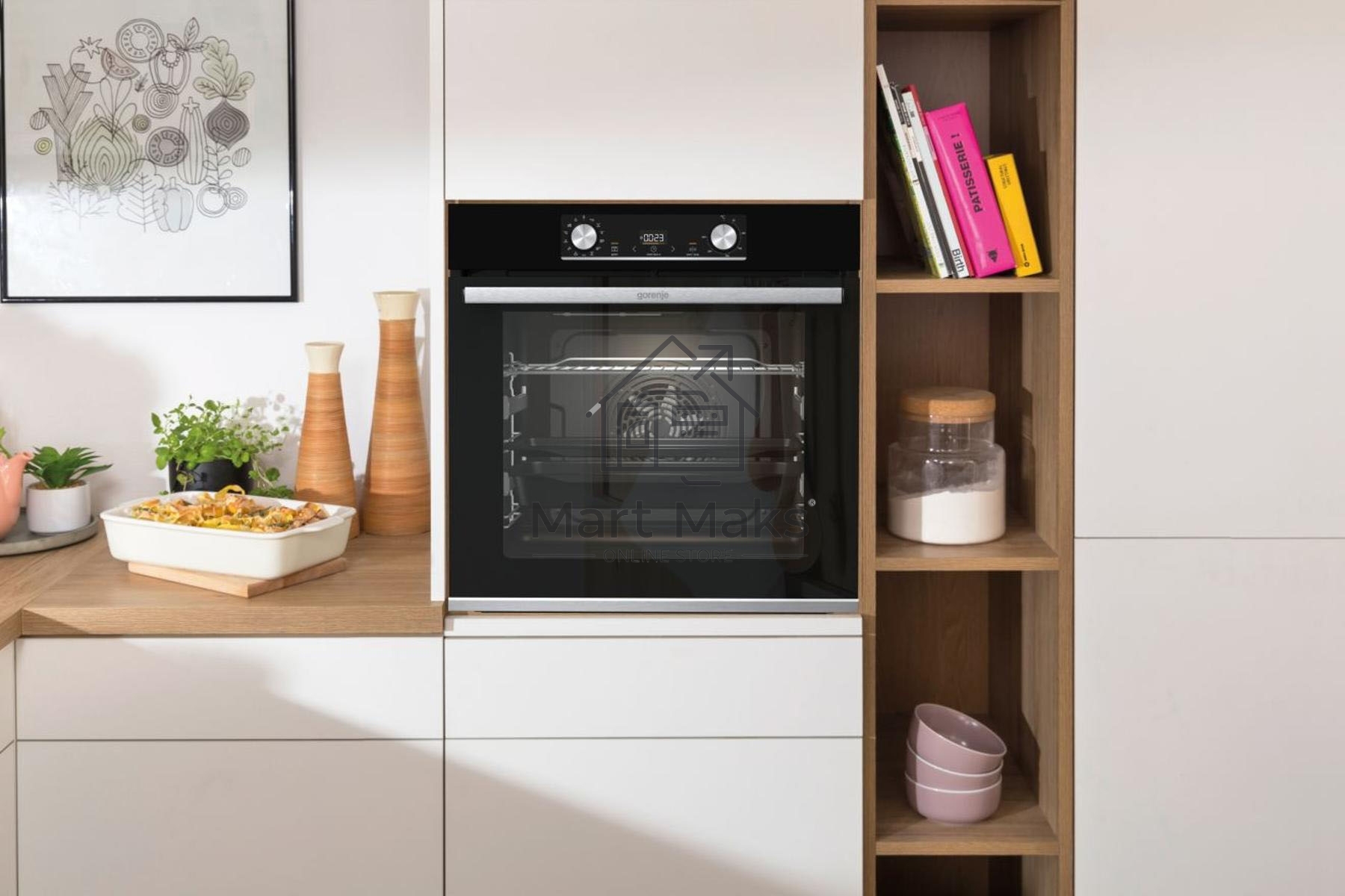 Независимая духовка Gorenje BOSX6737E09BG, встраиваемый