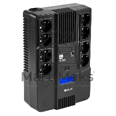 Источник бесперебойного питания Бастион SKAT-UPS 1000-AID-IN-1x9-8 600Вт 1000ВА черный