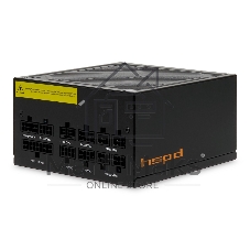 Блок питания Power Supply HSPD, 1200W 80 PLUS Gold (ATX, 2.52, Full modular, 1x24(20+4)pin 600мм, 2xCPU 8(4+4)pin 700мм, 2xPCIe*2 8(6+2)pin 600+150мм, 2xSATA*3 500+150+150мм, 1xMOLEX*3 500+150+150мм, Active, 120x120мм, 150x140x86мм, APFC, OVP, OPP, SCP, UVP, OCP, OTP, NLO, SIP, black)