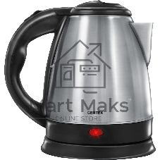 Чайник электрический Centek CT-0035 серебристый, 1.5 л, 2000 Вт, скрытый нагревательный элемент