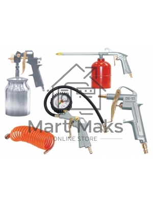 Набор FUBAG 120102пневмоинструмента 5предметов к/р с нижним бачком