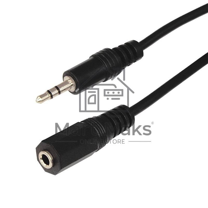 Шнур Rexant Стерео 3,5 мм гнездо - Стерео 3,5 мм штекер 7 м