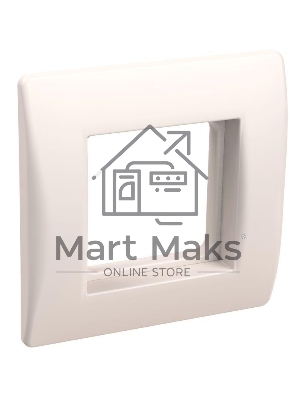 Рамка 1-м 2мод. с суппортом для коробок КМКУ белый ИЭК CKK-40D-RSK2-K01