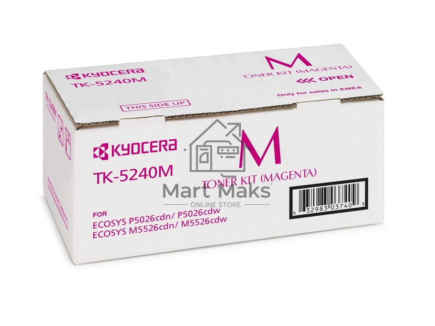Картридж лазерный Kyocera TK-5240M (1T02R7BNL0) пурпурный для P5026cdn/cdw, M5526cdn/cdw 3000 стр.