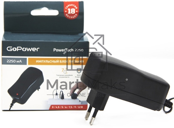 Блок питания GoPower PowerTech 2250 универсальн. импульсный (1/50)