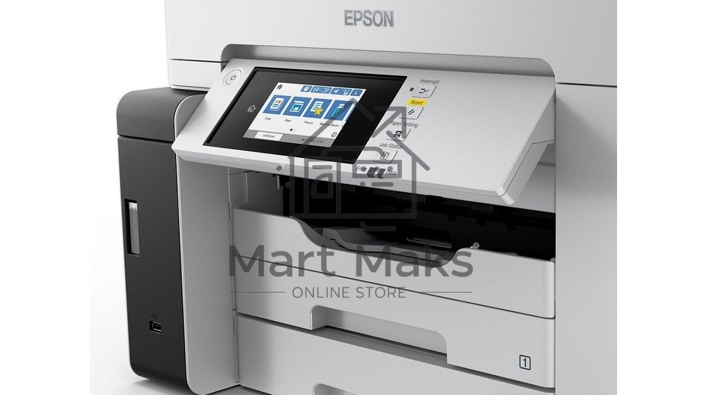 МФУ струйный EPSON M15180 (C11CJ41408), A3+, ч/б, печ. до 25 стр/мин., скан. до 26 стр/мин., 4800 x 1200 dpi (печать) 1200x1200dpi, USB, RJ-45, Wi-Fi, Air Print