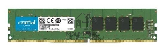 Оперативная память Crucial, DDR4, 16GB (1x16 GB), 3200 MHz, CL22, DIMM