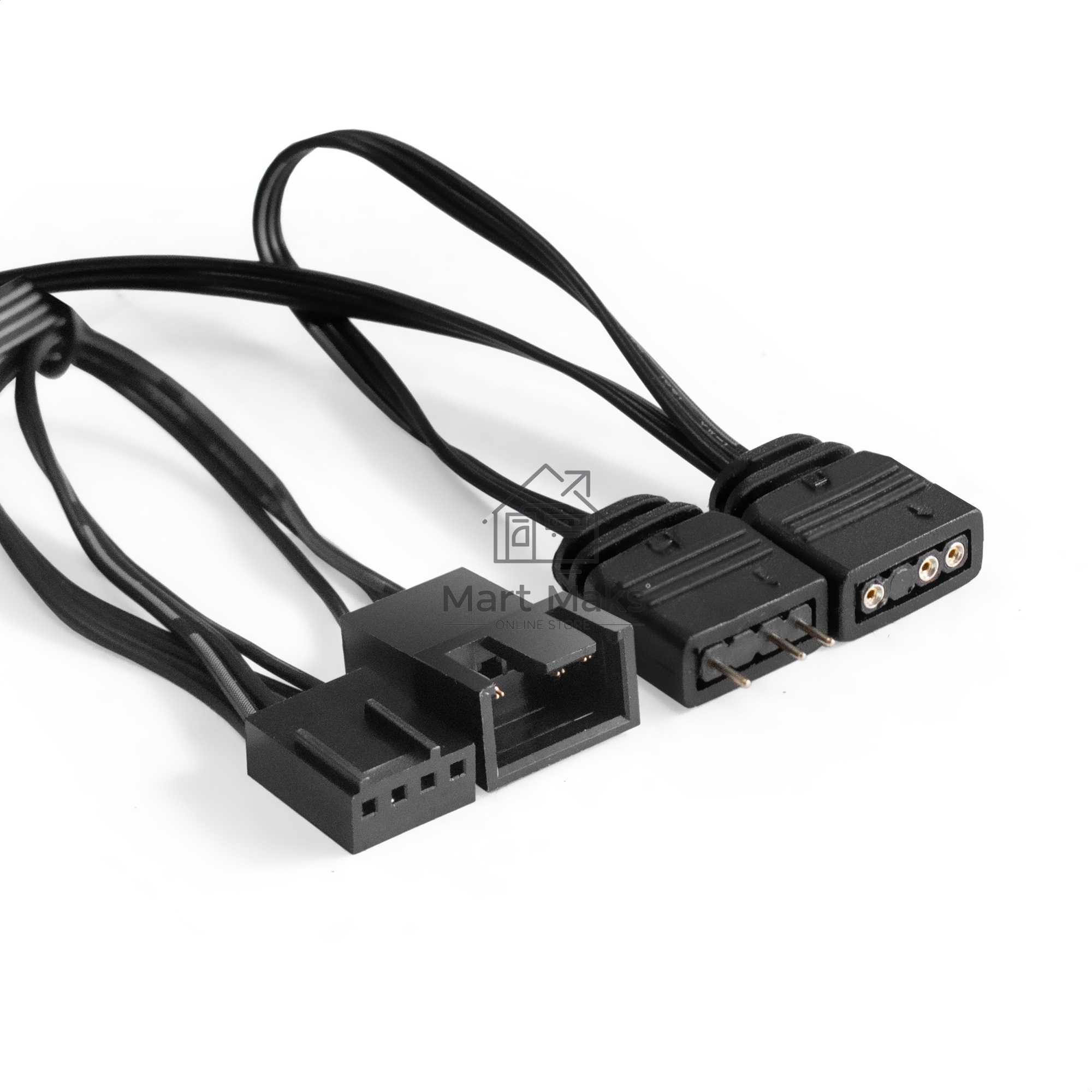 Вентилятор для корпуса ExeGate EX12025H3P4PYH-PWM.ARGB черный/белый, 120 мм, 1800 об/мин, 26 дБ, 4 pin