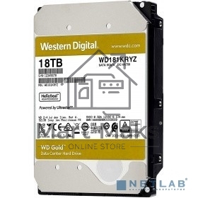 Жесткий диск Western Digital SATA 18TB 7200RPM 6GB/S 512MB GOLD WD181KRYZ