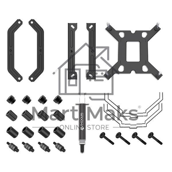 Кулер ID-COOLING SE-226-XT черный 120мм алюминий+медь 1800rpm 35db 4-pin 250W 154мм
