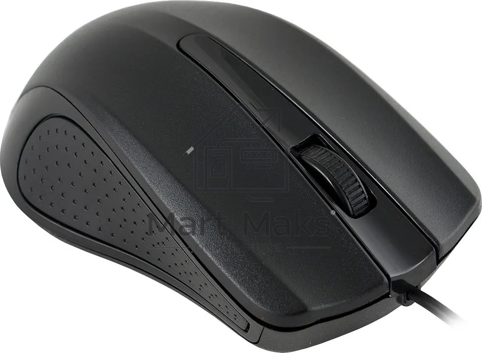 Мышь проводная Acer OMW010 черный, 1200 dpi, USB, кнопки - 3
