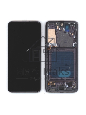 Дисплей для Samsung Galaxy S21 5G SM-G991B в сборе с тачскрином и рамкой TFT черный