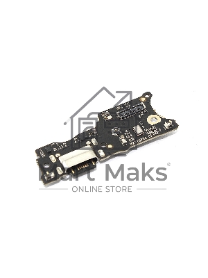 Нижняя плата с разъемом зарядки и микрофоном для Xiaomi Redmi 10