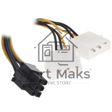 Разветвитель питания Cablexpert CC-PSU-SATA, SATA->PCI-Express 6pin, для подключения в/к PCI-Е (6pin) к б/п ATX