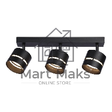 Светильник Ambrella light TN71064/3 BK черный GX53/3 max 12W 405*85*150