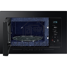 Встраиваемая микроволновая печь Samsung MS23A7118AK/BW черный, 23 л, 800 Вт, переключатели - сенсор