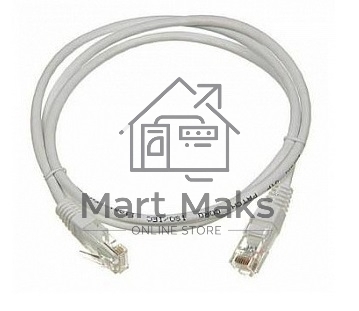 Патч-корд LANMASTER LSZH UTP кат.5e, 0.5 м, серый