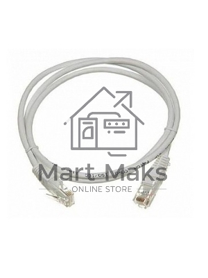 Патч-корд LANMASTER LSZH UTP cat.5e, 0.5 м, серый