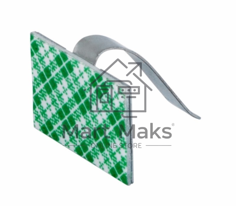 Площадки самоклеющиеся металлические с клипсой под шлейф Rexant (ПКШМ) 30x20 мм, упаковка 100 шт.