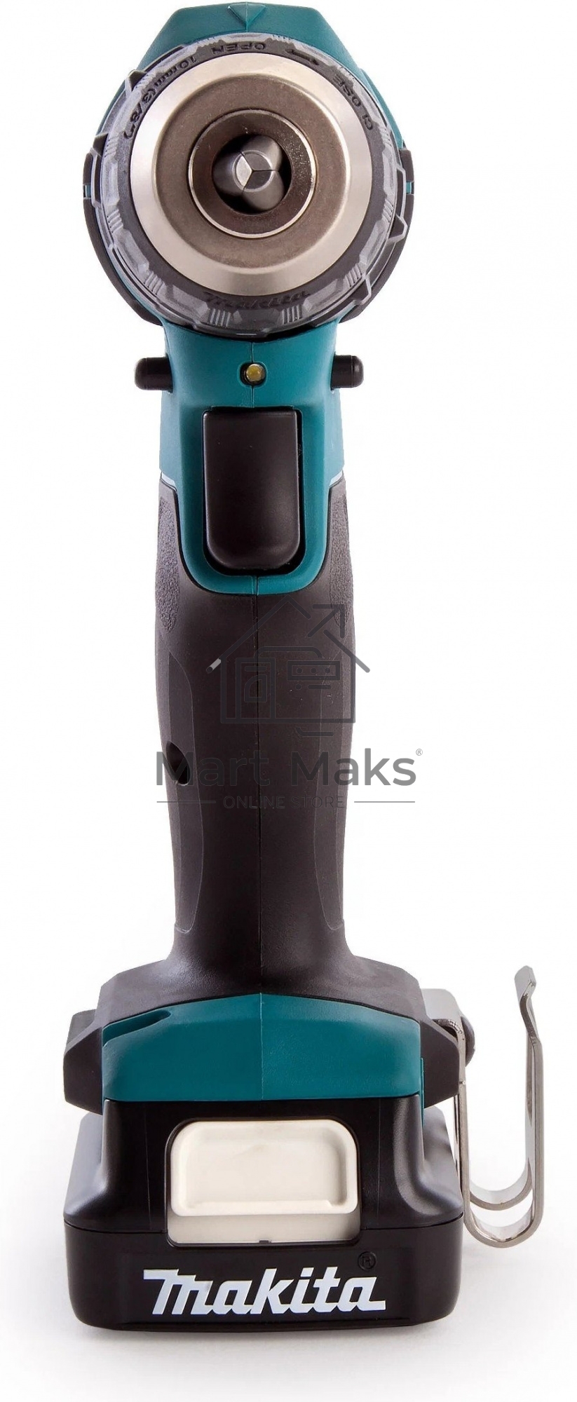 Дрель-шуруповерт MAKITA DF332DWAE 181989 б\щет 10.8в 2х2ачli-ion слайдер бзп-10мм 0-450\0-1500\м