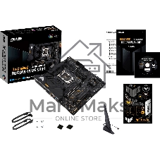 Материнская плата ASUS TUF GAMING B660M-PLUS WIFI, LGA 1700, Intel B660, 4xDDR5, 4xSATA, 2xM.2, 1xPCIe 5.0 x16, 1xPCIe 3.0 x4, 1xPCIe x1, 1xDP, 1xHDMI, 1x 2.5Gb LAN, 4xUSB-A 3.2 Gen 2, 1xUSB-A 3.2 Gen 1, 2xUSB 2.0, 1xUSB-C 3.2 Gen 2x2, 5x3.5 мм, 7.1, mATX