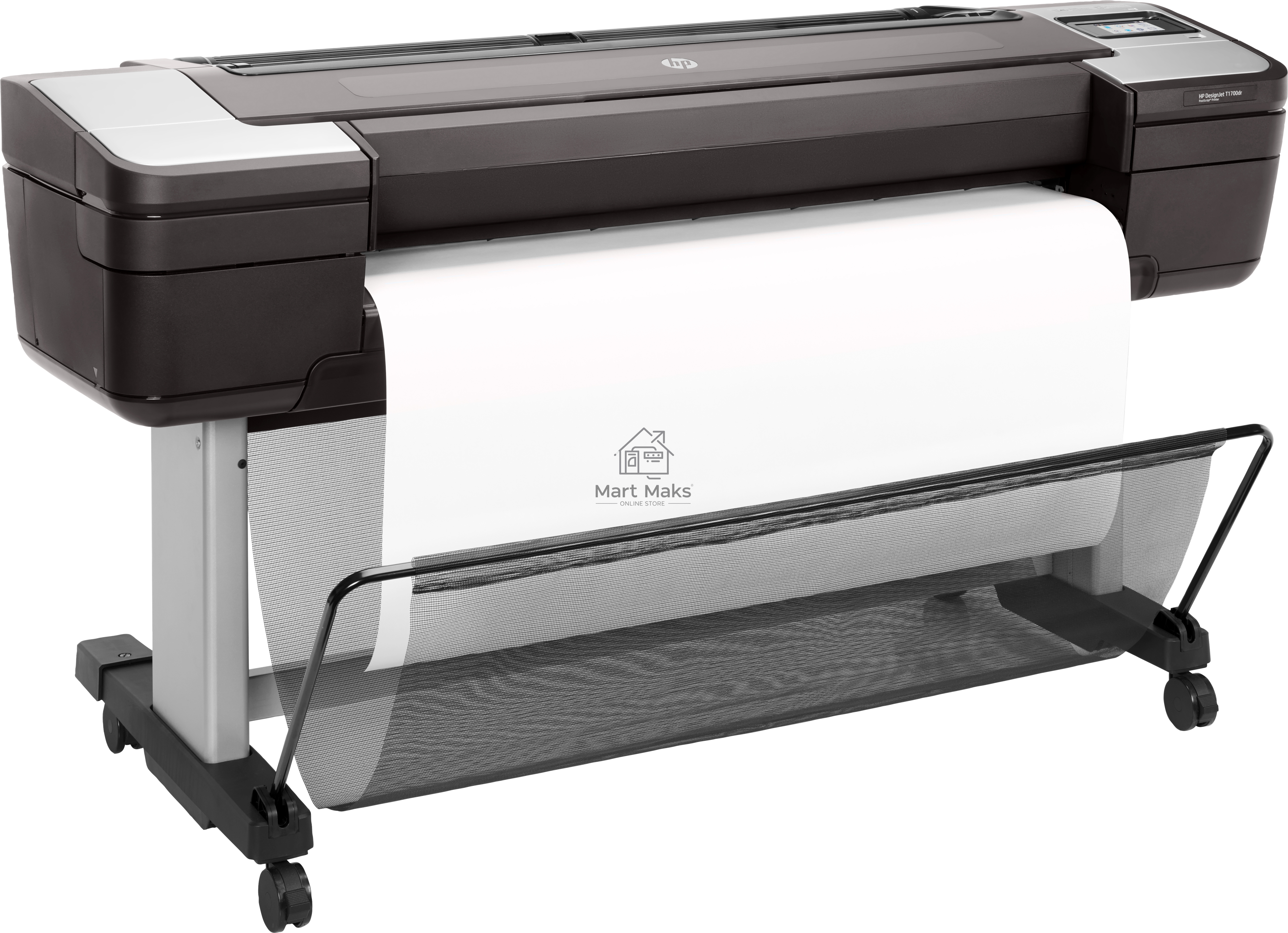 Плоттер струйный HP DesignJet T1700dr 44-in Printer (W6B56A), A0, цветной, 44