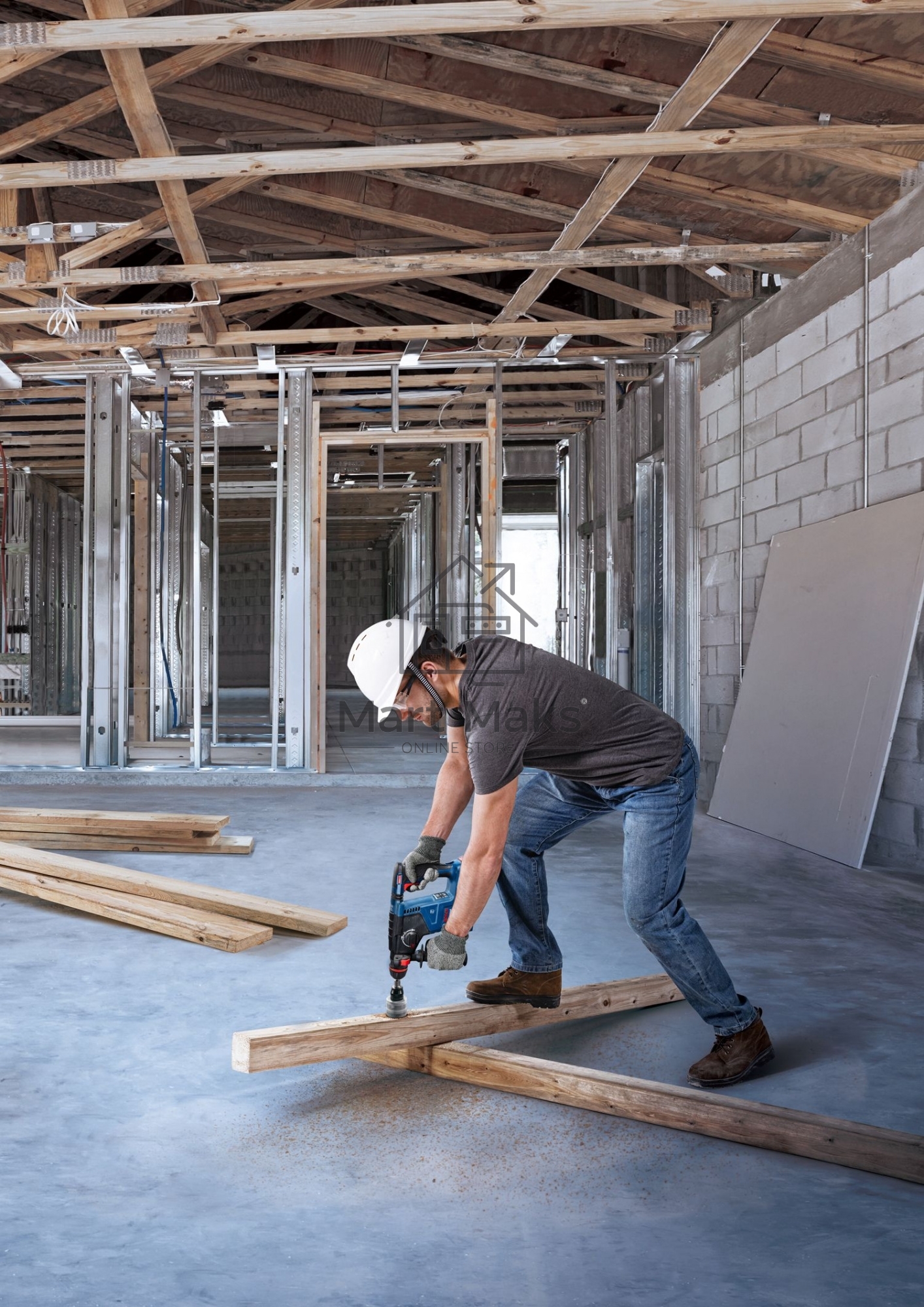 Перфоратор Bosch GbH 187-LI патрон:SDS-plus уд.:2.4Дж аккум. (кейс в комплекте)