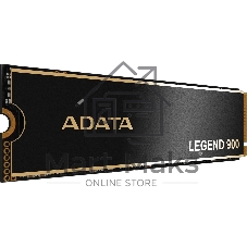 Накопитель SSD ADATA LEGEND 900, 2000Gb, PCIe 4.0 x4, 2280, NVMe, R/W 7000/5400, с радиатором